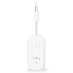 AirFly Pro 2, Bluetooth Adapter, Pair 2 AirPods, White | Pair 2 AirPods or Wireless Headphones 3.5mm AUX Bluetooth Transmitter and Receiver for Cars, Boats, Treadmills, TVs & More AirFly Pro 2, Bluetooth Adapter, Pair 2 AirPods, White | Pair 2 AirPods or Wireless Headphones 3.5mm AUX Bluetooth Transmitter and Receiver for Cars, Boats, Treadmills, TVs & More