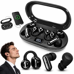 MeKW 3-in-1 Wireless Bluetooth Earbuds for Sleep, Sports & Daily Wear | Interchangeable Clip-On, In-Ear and Sleep Earphones, LED Display, 500mAh Power Bank Case for Emergency Phone Charging MeKW 3-in-1 Wireless Bluetooth Earbuds for Sleep, Sports & Daily Wear | Interchangeable Clip-On, In-Ear and Sleep Earphones, LED Display, 500mAh Power Bank Case for Emergency Phone Charging