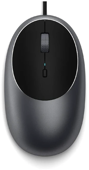 Aluminum C1 Wired USB-C Mouse, Optical Sensor, Space Gray | Compact design, for MacBook, iPad, iPad mini, Mac mini, iMac Aluminum C1 Wired USB-C Mouse, Optical Sensor, Space Gray | Compact design, for MacBook, iPad, iPad mini, Mac mini, iMac