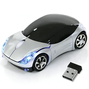 Silver Wireless MouseMini Car Computer Mouse1600DPI 2.4G with USB Receiver, Ergonomic Cute Computer Mice for Laptop, PC, Windows, Mac OS (Silver) Silver Wireless MouseMini Car Computer Mouse1600DPI 2.4G with USB Receiver, Ergonomic Cute Computer Mice for Laptop, PC, Windows, Mac OS (Silver)
