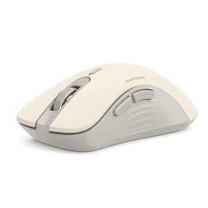 Bluetooth Wireless Mouse, Dual Bluetooth & 2.4GHz, Ivory Beige | Right-Hand Ergonomic Grip, Quiet Clicks, Low Power, 3-device Switching, 6-button USB receiver for MacBook, Laptop, Tablets Bluetooth Wireless Mouse, Dual Bluetooth & 2.4GHz, Ivory Beige | Right-Hand Ergonomic Grip, Quiet Clicks, Low Power, 3-device Switching, 6-button USB receiver for MacBook, Laptop, Tablets