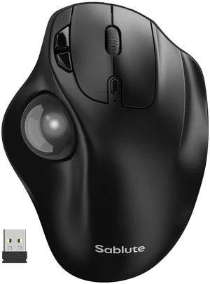 MAM2 Wireless Trackball Mouse Ergonomic with 5 Levels DPI-Grey Ball | 2.4G Plug and Play for 3 Devices (Bluetooth or USB Receiver), 500mAh Battery, Compatible with PC, Laptop, Windows MAM2 Wireless Trackball Mouse Ergonomic with 5 Levels DPI-Grey Ball | 2.4G Plug and Play for 3 Devices (Bluetooth or USB Receiver), 500mAh Battery, Compatible with PC, Laptop, Windows