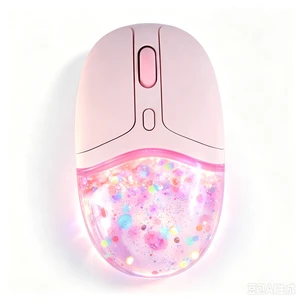 Pink Bluetooth Wireless Mouse with Cute Piggy Pattern & Liquid Glitter | Dual-Mode BT+2.4G, RGB, Rechargeable, Silent, Smooth Tracking, Long Battery Life, for Laptop/PC/Mac, Office/Home/Gift, Retro Pink Bluetooth Wireless Mouse with Cute Piggy Pattern & Liquid Glitter | Dual-Mode BT+2.4G, RGB, Rechargeable, Silent, Smooth Tracking, Long Battery Life, for Laptop/PC/Mac, Office/Home/Gift, Retro