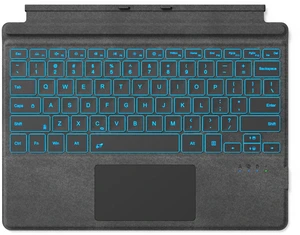 Wireless Keyboard Type Cover for Microsoft Surface Pro 7 Plus 7/6/5/4/3 | Bluetooth 7 Color Backlit Ultra-Slim Portable Magnetic Keyboard with Trackpad, USB-C Recharge, Black Wireless Keyboard Type Cover for Microsoft Surface Pro 7 Plus 7/6/5/4/3 | Bluetooth 7 Color Backlit Ultra-Slim Portable Magnetic Keyboard with Trackpad, USB-C Recharge, Black