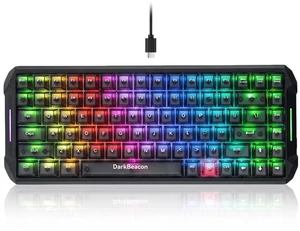 Blade84 TKL Silent Mechanical Keyboard, Quiet Typing, Programmable 84 Keys, AI-Software, 8000Hz N-Key Rollover, Hot Swap Gasket Structure, RGB Wired Gaming Keyboard for Win/Mac Blade84 TKL Silent Mechanical Keyboard, Quiet Typing, Programmable 84 Keys, AI-Software, 8000Hz N-Key Rollover, Hot Swap Gasket Structure, RGB Wired Gaming Keyboard for Win/Mac