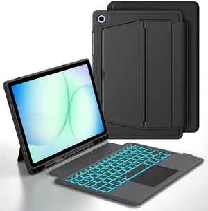 for Samsung Galaxy Tab A11+ A9+ Plus 11-inch Keyboard Case with Trackpad | 7 Color Backlit, Smart Touchpad, DeX Key, Detachable&Magnetic, Pen Holder, TPU Protective Cover, Portable for Travel Student for Samsung Galaxy Tab A11+ A9+ Plus 11-inch Keyboard Case with Trackpad | 7 Color Backlit, Smart Touchpad, DeX Key, Detachable&Magnetic, Pen Holder, TPU Protective Cover, Portable for Travel Student