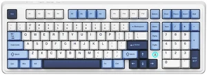 ACODEX Ajazz AK980 V2 Blue White Wireless Mechanical Gaming Keyboard,Tri-Mode BT5.0/2.4GHz/USB-C, Hot Swappable RGB Backlit Computer Gaming Keyboards for PC/Tablet/PS/Xbox ACODEX Ajazz AK980 V2 Blue White Wireless Mechanical Gaming Keyboard,Tri-Mode BT5.0/2.4GHz/USB-C, Hot Swappable RGB Backlit Computer Gaming Keyboards for PC/Tablet/PS/Xbox