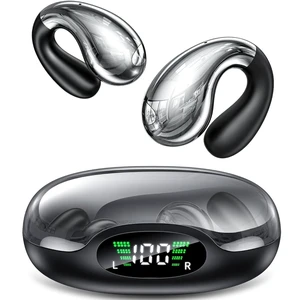 Open Ear Earbuds, Clip On Wireless Bone Conduction Ear Buds for Daily Work | Lightweight clip-on buds avoid ear canal pressure and stay secure without squeezing Open Ear Earbuds, Clip On Wireless Bone Conduction Ear Buds for Daily Work | Lightweight clip-on buds avoid ear canal pressure and stay secure without squeezing