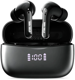 Wireless Earbuds Bluetooth 5.4 with Low Latency Gaming Mode, 38H Playtime, Noise Cancelling Headphones with Mic, LED Display, Hi-Fi Stereo Sound for Mobile/PC (Optimus Primal Grey) Wireless Earbuds Bluetooth 5.4 with Low Latency Gaming Mode, 38H Playtime, Noise Cancelling Headphones with Mic, LED Display, Hi-Fi Stereo Sound for Mobile/PC (Optimus Primal Grey)