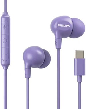 Wired Earbuds USB-C, in-Ear Headphones with Microphone, Purple | In-Line Remote, Powerful Sound, Lightweight, USB-C Earphones Wired , Purple Wired Earbuds USB-C, in-Ear Headphones with Microphone, Purple | In-Line Remote, Powerful Sound, Lightweight, USB-C Earphones Wired , Purple