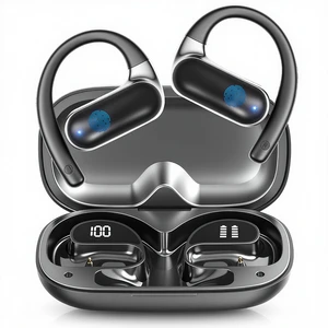 Open Ear Headphones Wireless Bluetooth 5.4, Over Ear Earbuds with Earhooks, Sports Wireless Earbuds,Lightweight Running Headphones for Workout, Cycling,Translation Earbuds,Black YYK-Q65-C1 Open Ear Headphones Wireless Bluetooth 5.4, Over Ear Earbuds with Earhooks, Sports Wireless Earbuds,Lightweight Running Headphones for Workout, Cycling,Translation Earbuds,Black YYK-Q65-C1