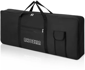 61 Keys Portable Padded Keyboard Case,40"x6"x16" Soft Gig Bag | 61-Note Keyboard Bag Foldable Electric Piano Bag With Handle for Pedals,Cables,Music Books 61 Keys Portable Padded Keyboard Case,40"x6"x16" Soft Gig Bag | 61-Note Keyboard Bag Foldable Electric Piano Bag With Handle for Pedals,Cables,Music Books