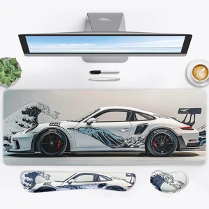 Large Gaming Mouse Pad, Japanese Mousepad & Keyboard Wrist Rest Support, Mouse Pad Set for Home Office Study Game,31.5 X 11.8 Inch (3-in-1) Large Gaming Mouse Pad, Japanese Mousepad & Keyboard Wrist Rest Support, Mouse Pad Set for Home Office Study Game,31.5 X 11.8 Inch (3-in-1)