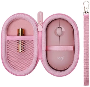 Case for Logitech Pebble Mouse 2 M350s/M350 Wireless Mouse, Pink | Hard Eva Shell, Waterproof, Shock Protection, Soft Anti-Scratch Interior, Office Travel Carrying Storage Bag Case Only Case for Logitech Pebble Mouse 2 M350s/M350 Wireless Mouse, Pink | Hard Eva Shell, Waterproof, Shock Protection, Soft Anti-Scratch Interior, Office Travel Carrying Storage Bag Case Only