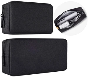 Universal Electronics Accessories Case, 2-Pack Portable Soft Carrying Case Bag Wire Cable Organizer for Hard Drive, Power Adapter, Laptop Mouse, Cosmetics Kit, Small+Big-Black Universal Electronics Accessories Case, 2-Pack Portable Soft Carrying Case Bag Wire Cable Organizer for Hard Drive, Power Adapter, Laptop Mouse, Cosmetics Kit, Small+Big-Black