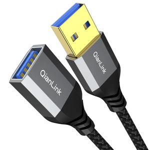 USB 3.0 Extension Cable (3.3FT), Nylon Braided USB Extender Compatible with Webcam, Camera, Phone, Hub, Mouse, Keyboard, Printer, Hard Drive, Headset (Gray) USB 3.0 Extension Cable (3.3FT), Nylon Braided USB Extender Compatible with Webcam, Camera, Phone, Hub, Mouse, Keyboard, Printer, Hard Drive, Headset (Gray)