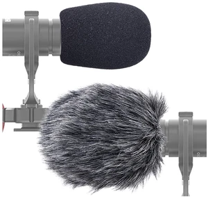 Furry Windscreen Muff, Mic Pop Filter/Foam Wind Cover fits Rode VideoMicro Videomic Me-L Shotgun Microphone (2 PACK) Furry Windscreen Muff, Mic Pop Filter/Foam Wind Cover fits Rode VideoMicro Videomic Me-L Shotgun Microphone (2 PACK)