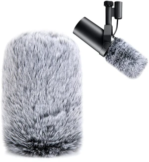 SM7B Pop Filter for Shure Mic, Furry Windscreen Muff Compatible with Shure SM7B, SM7dB Dynamic Vocal Microphone. (Gray) SM7B Pop Filter for Shure Mic, Furry Windscreen Muff Compatible with Shure SM7B, SM7dB Dynamic Vocal Microphone. (Gray)