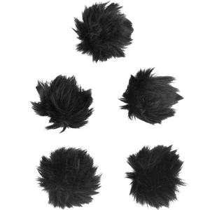 5 Pack Furry Outdoor Microphone Windscreen Muff for Most Lavalier Microphones 5 Pack Furry Outdoor Microphone Windscreen Muff for Most Lavalier Microphones