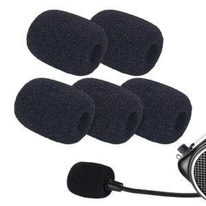 Headset Microphone Covers Foam, Lapel Headset Microphone Windscreen Sponge Foam Microphone Windscreen Mini Foam Cover for Variety of Headset Microphone Noise Reduction (5pcs) Headset Microphone Covers Foam, Lapel Headset Microphone Windscreen Sponge Foam Microphone Windscreen Mini Foam Cover for Variety of Headset Microphone Noise Reduction (5pcs)