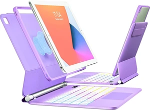 Magic Style Case Keyboard for iPad 9th/8th/7th Generation 10.2 inch Air 3 | Pro 10.5,Precision Multi-Touch Trackpad,Portrait/Landscape Detachable Cover,Magnetic Floating Cantilever Stand,Backlit,Black Magic Style Case Keyboard for iPad 9th/8th/7th Generation 10.2 inch Air 3 | Pro 10.5,Precision Multi-Touch Trackpad,Portrait/Landscape Detachable Cover,Magnetic Floating Cantilever Stand,Backlit,Black