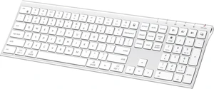 BK10 Max Bluetooth Keyboard for Mac, Slim Full-Size Layout, Black | 3-Device Bluetooth Switching, Wireless Keyboard with Numeric Keypad, Quiet Typing, USB-C Rechargeable for MacBook & Windows Silver BK10 Max Bluetooth Keyboard for Mac, Slim Full-Size Layout, Black | 3-Device Bluetooth Switching, Wireless Keyboard with Numeric Keypad, Quiet Typing, USB-C Rechargeable for MacBook & Windows Silver