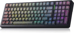 Aula F99 Wireless Mechanical Keyboard Creamy Computer Gaming Keyboards | 8000mAh Rechargeable,Hot Swappable Custom,RGB Backlit,Tri-Mode BT5.0/2.4GHz/USB-C,Pre-lubed Linear Switches,Gasket Structure Aula F99 Wireless Mechanical Keyboard Creamy Computer Gaming Keyboards | 8000mAh Rechargeable,Hot Swappable Custom,RGB Backlit,Tri-Mode BT5.0/2.4GHz/USB-C,Pre-lubed Linear Switches,Gasket Structure