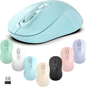 Wireless Mouse, 2026 New Model, Silent Click Ergonomic Design, Portable, 4 Buttons, Adjustable DPI (800/1200/1600), for Laptop/PC/Office (Beige) blue Wireless Mouse, 2026 New Model, Silent Click Ergonomic Design, Portable, 4 Buttons, Adjustable DPI (800/1200/1600), for Laptop/PC/Office (Beige) blue