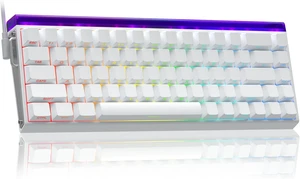 Hero 68 HE 60% Gaming Keyboard Wired, Hall Effect Magnetic Switch Keyboard with Adjustable Actuation, Fast Trigger Mode, 8K Hz Polling Rate, 0.125ms Latency,Side Printed PBT Keycaps, RGB Backlit White Hero 68 HE 60% Gaming Keyboard Wired, Hall Effect Magnetic Switch Keyboard with Adjustable Actuation, Fast Trigger Mode, 8K Hz Polling Rate, 0.125ms Latency,Side Printed PBT Keycaps, RGB Backlit White