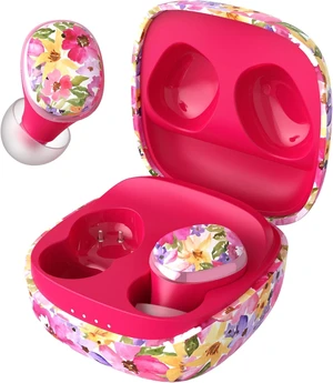 Go Essential True Wireless Earbuds with Charging Case - Up to 26 Hrs Battery Life - Designed & Engineered in the USA - Sweat-Resistant Bluetooth Earbuds with Built-in Microphone (Rose Gold) Floral Go Essential True Wireless Earbuds with Charging Case - Up to 26 Hrs Battery Life - Designed & Engineered in the USA - Sweat-Resistant Bluetooth Earbuds with Built-in Microphone (Rose Gold) Floral