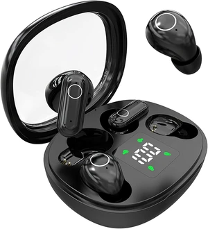 Wireless Headse,Tiny Size Invisible Earbud,Bluetooth 5.4 HiFi Stereo Headphones with LED Digital Invisible Mini Two Bluetooth Headphones Design,for Sleep/Office/Sports (Khaki) Black Wireless Headse,Tiny Size Invisible Earbud,Bluetooth 5.4 HiFi Stereo Headphones with LED Digital Invisible Mini Two Bluetooth Headphones Design,for Sleep/Office/Sports (Khaki) Black