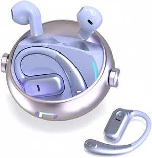 2 in 1 Open Ear Earbuds &in-Ear Headphones, Wireless Bluetooth 5.4 with 60H Play, 0 Delay, Touch Control, Noise CancellingWireless Earbuds for Running,Workout, Daily Use Violet 2 in 1 Open Ear Earbuds &in-Ear Headphones, Wireless Bluetooth 5.4 with 60H Play, 0 Delay, Touch Control, Noise CancellingWireless Earbuds for Running,Workout, Daily Use Violet