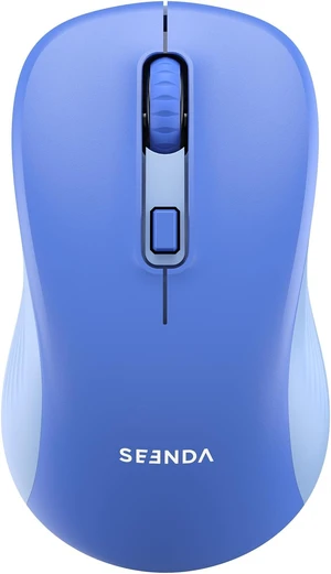 Bluetooth Wireless Mouse, Dual Mode, Quiet 1600 DPI, Pink | Dual-mode Bluetooth and 2.4G USB mouse with quiet clicks, smooth tracking, ergonomic design, and 12-Months battery life Blue Bluetooth Wireless Mouse, Dual Mode, Quiet 1600 DPI, Pink | Dual-mode Bluetooth and 2.4G USB mouse with quiet clicks, smooth tracking, ergonomic design, and 12-Months battery life Blue