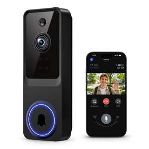 Wireless Doorbell Camera, Battery Powered Wi-Fi Video Doorbell | AI Human Detection, Two-Way Talk, Motion Alerts, Night Vision, WiFi Smart Doorbell Camera for Home, Apartment and Office Wireless Doorbell Camera, Battery Powered Wi-Fi Video Doorbell | AI Human Detection, Two-Way Talk, Motion Alerts, Night Vision, WiFi Smart Doorbell Camera for Home, Apartment and Office