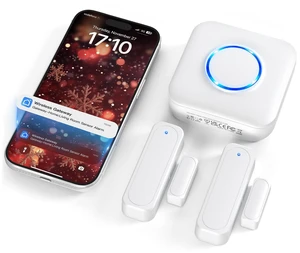 Door Chime, Smart WiFi Door Sensor Chime Window Sensor Alarm | Free Phone App Notifications For Business/Kids Safety/Home Security, 500 FT Range, 32 Ringtones, 5 Adjustable Volumes Door Chime, Smart WiFi Door Sensor Chime Window Sensor Alarm | Free Phone App Notifications For Business/Kids Safety/Home Security, 500 FT Range, 32 Ringtones, 5 Adjustable Volumes