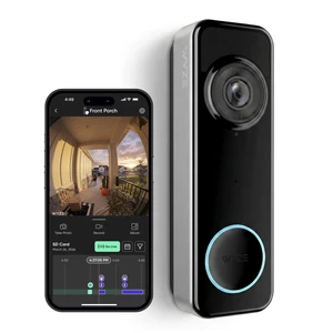Battery Video Doorbell Wireless Camera, 1536x1536 HD+ with Color Night Vision, 2-Way Audio, 1:1 Head-to-Toe View, Person/Vehicle/Package Monitor, Wire-Free/Wired Option, 1 Minute Easy Setup Battery Video Doorbell Wireless Camera, 1536x1536 HD+ with Color Night Vision, 2-Way Audio, 1:1 Head-to-Toe View, Person/Vehicle/Package Monitor, Wire-Free/Wired Option, 1 Minute Easy Setup