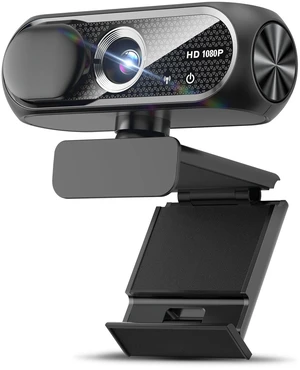1080P HD Webcam with Microphone, Noise Cancellation, Auto Light Correction, Plug & Play USB Webcam for Laptop, Desktop, PC (Black-Gray) 1080P HD Webcam with Microphone, Noise Cancellation, Auto Light Correction, Plug & Play USB Webcam for Laptop, Desktop, PC (Black-Gray)