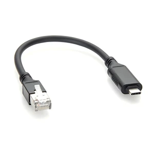 USB 3.1 C to RJ45 Gigabit Ethernet Cable with RTL8153B Chip (0.15m/0.49FT) USB 3.1 C to RJ45 Gigabit Ethernet Cable with RTL8153B Chip (0.15m/0.49FT)