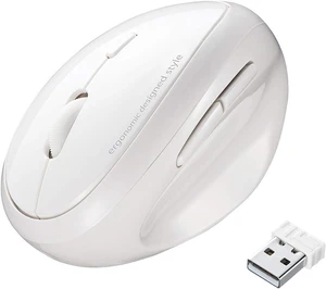 SANWA 2.4G Wireless Ergonomic Mouse, Vertical Mice for Small-Medium Hands Cordless Ergo Mouse, 800/1200/1600 DPI, Reduce Wrist Strain, 5 Buttons, Compatible with Win, Mac, Laptop, PC, Chrome, Black SANWA 2.4G Wireless Ergonomic Mouse, Vertical Mice for Small-Medium Hands Cordless Ergo Mouse, 800/1200/1600 DPI, Reduce Wrist Strain, 5 Buttons, Compatible with Win, Mac, Laptop, PC, Chrome, Black