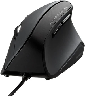 SANWA Wired Ergonomic Vertical Mouse, Silent Click & Remap with Software 3 Programmable Buttons, Optical USB Mouse, 1000/1600 DPI, Wrist Relief, 55° Natural Comfort, Compatible Win/Mac/Laptop/PC SANWA Wired Ergonomic Vertical Mouse, Silent Click & Remap with Software 3 Programmable Buttons, Optical USB Mouse, 1000/1600 DPI, Wrist Relief, 55° Natural Comfort, Compatible Win/Mac/Laptop/PC