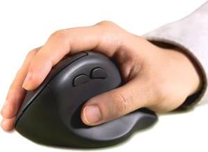 SANWA Vertical Ergonomic Mouse, 3-Device Wireless Ergo Mice, Silent Click 57°Natural Comfort, 2 Bluetooth 5.0 + 2.4G USB Receiver, for Medium-Large Hands, Programmable with Software, 800-1600 DPI SANWA Vertical Ergonomic Mouse, 3-Device Wireless Ergo Mice, Silent Click 57°Natural Comfort, 2 Bluetooth 5.0 + 2.4G USB Receiver, for Medium-Large Hands, Programmable with Software, 800-1600 DPI