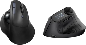 SANWA 2-DP Ergo Mouse with LED Screen + Wireless Trackball Mouse Set, Vertical Mouse Knob Control, Programmable Buttons, Silent Ergonomic Roller Ball Mice, Compatible with Mac, Windows, Laptop, Androi SANWA 2-DP Ergo Mouse with LED Screen + Wireless Trackball Mouse Set, Vertical Mouse Knob Control, Programmable Buttons, Silent Ergonomic Roller Ball Mice, Compatible with Mac, Windows, Laptop, Androi
