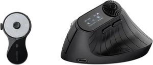 SANWA 3 in 1 Bluetooth Finger Ring Mouse + Ergonomic Mouse with LED Screen Set, Wireless Presentation Clicker, Video Scroller & Page Turner, Vertical Mice Knob Control, Compatible with Mac, Windows SANWA 3 in 1 Bluetooth Finger Ring Mouse + Ergonomic Mouse with LED Screen Set, Wireless Presentation Clicker, Video Scroller & Page Turner, Vertical Mice Knob Control, Compatible with Mac, Windows
