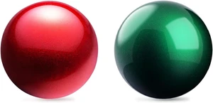 SANWA 2PCS 40mm/1.57in Trackball Replacement Ball for GMAWTB40, GMABTTB41, GMATB39, Kensington Orbit Fusion, and Other Compatible Trackball Mice, Glossy Green+Red SANWA 2PCS 40mm/1.57in Trackball Replacement Ball for GMAWTB40, GMABTTB41, GMATB39, Kensington Orbit Fusion, and Other Compatible Trackball Mice, Glossy Green+Red