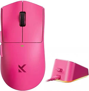 Hyekit MCHOSE K7 Ultra Wireless Gaming Mouse with Magnetic Charging Dock
PAW3950 Optical Sensor, Dual 8K Polling, 42,000 DPI, 59g Lightweight, 130 Hour Battery Life, Programmable Buttons, Magenta Hyekit MCHOSE K7 Ultra Wireless Gaming Mouse with Magnetic Charging Dock
PAW3950 Optical Sensor, Dual 8K Polling, 42,000 DPI, 59g Lightweight, 130 Hour Battery Life, Programmable Buttons, Magenta