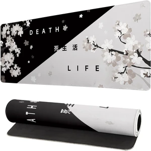 Extended Gaming Mouse Pad, Large Gaming Mouse Waterproof with Stitched Edges, Non-Slip Desktop Pad for Home and Office, Level Up Your 31.5x11.8 Inch (Black and White Life) Extended Gaming Mouse Pad, Large Gaming Mouse Waterproof with Stitched Edges, Non-Slip Desktop Pad for Home and Office, Level Up Your 31.5x11.8 Inch (Black and White Life)