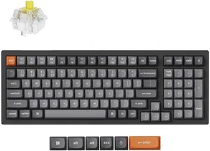 Keychron K4 Max Mechanical Keyboard Wireless with Number Pad, 2.4 GHz/Bluetooth 5.1/Wired Custom Keyboard with 100 Keys, Programmable RGB Backlight Hot-Swappable for Mac Windows Linux Keychron K4 Max Mechanical Keyboard Wireless with Number Pad, 2.4 GHz/Bluetooth 5.1/Wired Custom Keyboard with 100 Keys, Programmable RGB Backlight Hot-Swappable for Mac Windows Linux