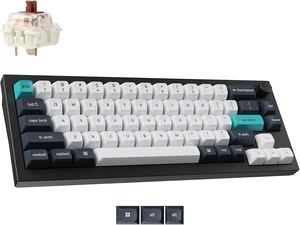 Keychron Q2 Max QMK Wireless Mechanical Keyboard, 65% Aluminum, Black
2.4 GHz Bluetooth 5.1 USB-C, Hot-swappable PBT Keycaps, Programmable Knob, Custom RGB Backlit for Mac/Windows/Linux Keychron Q2 Max QMK Wireless Mechanical Keyboard, 65% Aluminum, Black
2.4 GHz Bluetooth 5.1 USB-C, Hot-swappable PBT Keycaps, Programmable Knob, Custom RGB Backlit for Mac/Windows/Linux