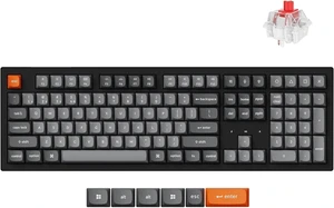 Keychron K10 Max Wireless Custom Mechanical Keyboard, 100% Layout QMK 2.4 GHz Bluetooth White Backlit with Hot-swappable Keychron Super Red Switch Compatible with Mac Windows Linux Keychron K10 Max Wireless Custom Mechanical Keyboard, 100% Layout QMK 2.4 GHz Bluetooth White Backlit with Hot-swappable Keychron Super Red Switch Compatible with Mac Windows Linux