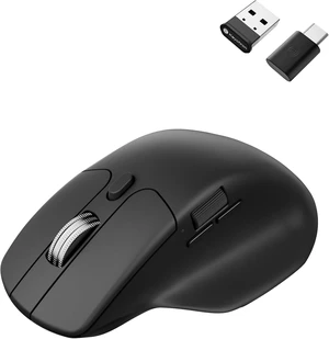 Keychron M6 Silent Wireless Gaming Mouse, 1000Hz, Bluetooth/2.4G/Wired, PixArt 3311 Sensor (12K DPI), 86g, 5 On-Board Memory Profiles for Plug & Play, Programmable for Mac/Win/Linux Black Keychron M6 Silent Wireless Gaming Mouse, 1000Hz, Bluetooth/2.4G/Wired, PixArt 3311 Sensor (12K DPI), 86g, 5 On-Board Memory Profiles for Plug & Play, Programmable for Mac/Win/Linux Black